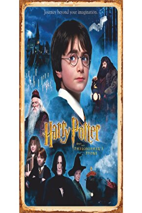 Harry Potter Sinema Afişi Mini Retro Ahşap Poster