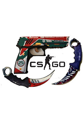 Ahşap Cs Go Twin Turbo 3lü Ahşap Oyuncak Takımı