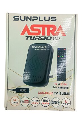 Astra Turbo Hd Full Hd Çanaksız Uydu Alıcı Akıllı Kumanda