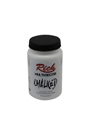 Multidecor Chalked Beyaz 250 Ml Akrilik Boya 4500