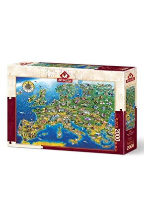 Art Puzzle Dünya Harikaları 2000 Parça Puzzle 5484 - Puzzle Seti - Yapboz - Yap-boz Puzzle