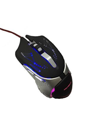 Led Işıklı Oyuncu Mouse Rgb Game Mouse 2400 Dpi Pg8813