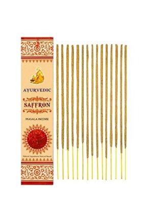 Ayurvedic Saffron (safron) Aromalı Masala Stick Tütsü