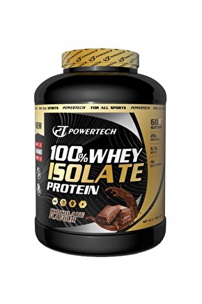 %100 Isolate Whey Protein Tozu ( Izole Whey Protein ) 1800 Gr Çikolata Aromalı