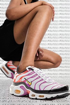 Air Max Plus Tn Sneaker Renkli Kadın Spor Ayakkabı Beyaz