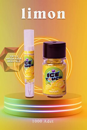 Mentol Mentol Topu 1000 Limon Aroması Yaylı Aplikatör Hediyeli