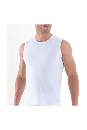 Erkek Tshirt - Kolsuz Tender Cotton 9234 - Beyaz