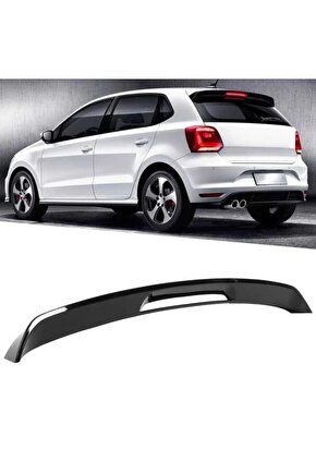 Vw polo 6r 6c gti bagaj üstü spoiler pianoblack boyalı 2009  2018