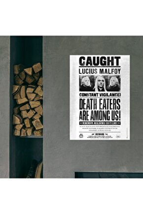 Lucius Malfoy Aranıyor Posteri Lisanslı Kuşe Kağıt Hd Baskı
