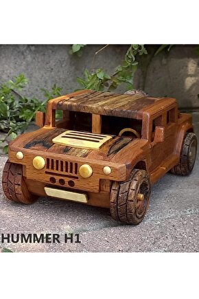 Ahşap Oyuncak Model Araba Serisi Hummer Ao03
