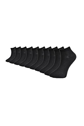 1. Kalite Unisex Siyah Bilek Çorap 10 Adet