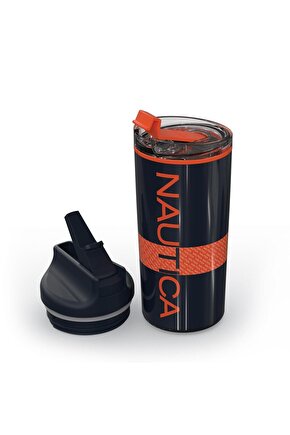 Ntm02 Sport Termos Paslanmaz Çelik 500 ml Navy Turuncu