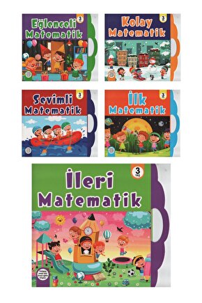 3-6 Yaş Çocuklar İçin Eğlenceli Matematik Kitapları Serisi Kitap