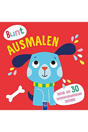 Bunt Ausmalen (cover Rot  Hund)