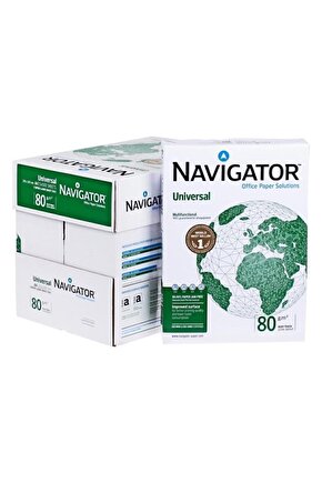 Navigator A4 Fotokopi Kağıdı 80gr-500 Lü 1 Koli=5 Paket 1 Palet = 225 Paket