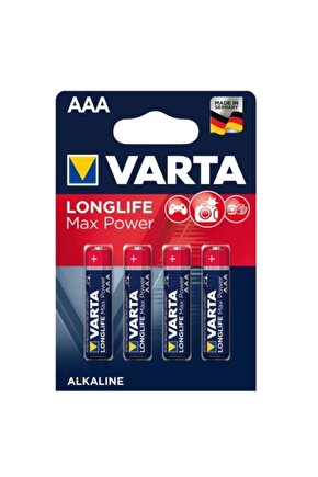 Ince Kalem Pil - Aaa Longlife Max Power 4 Lü