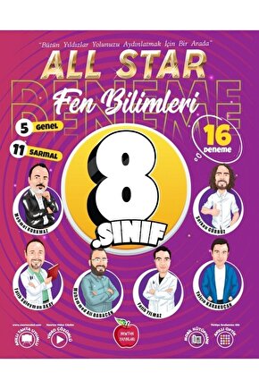 Newton 8.sınıf Lgs Yeni All Star Fen Bilimleri 16 Deneme - Yeni