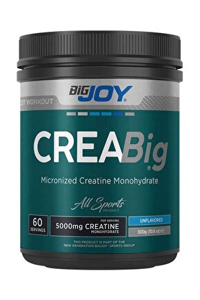 Creabig Creatine Monohydrate 300 gr %100 Mikronize Kreatin Amino Asit