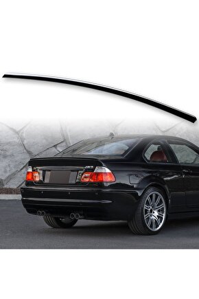 Bmw E46 M3 Bagaj Üstü Spoiler Siyah Boyalı Plastik 1998  2005