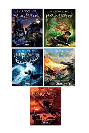 Harry Potter Serisi 1. 2. 3. 4. VE 5. Kitapları Felsefe Taşı - Sırlar Odası - Ateş Kadehi 5 KİTAP