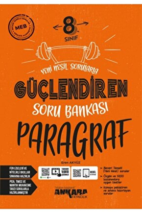 Ankara Yayıncılık 8. Sınıf Lgs Paragraf Güçlendiren Soru Bankası Yeni 2021