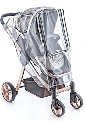 Babyjem Reflektörlü Lüks Bebek Arabası Yağmurluğu