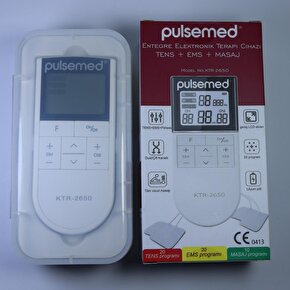 Pulsemed Entegre Elektronik Teraip Cihazı Tens-EMS-Masaj Özelliği Şarj Edilebilir
