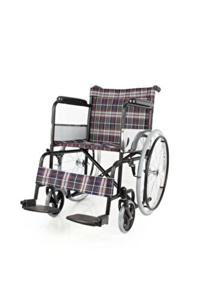 W809e Lüx Tekerlekli Sandalye Manuel Engelli Hasta Taşıma Transfer Sandalyesi Arabası