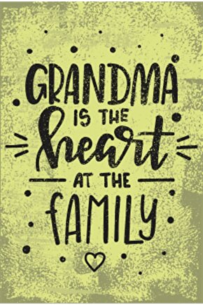 Büyük Aile Sevgisi Temalı Retro Ahşap Poster