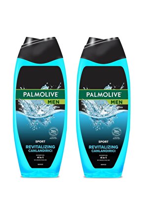 Men Sport 4 Ü 1 Arada Canlandırıcı Duş Jeli 500 Ml 2 Adet