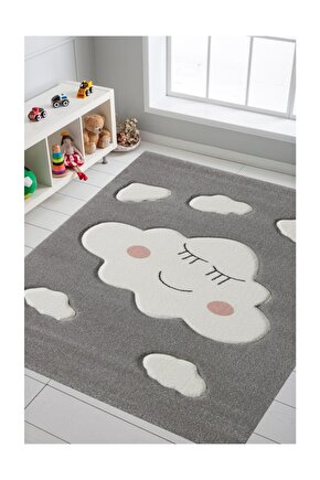 ÇAM HALI KİDS EKO KİDS KDS 09 GREY ÇOCUK HALISI