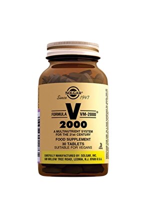 Vm 2000 Multivitamin 30 Tablet
