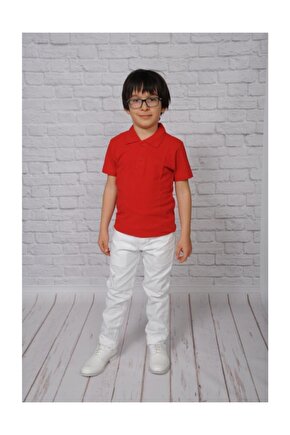Erkek Çocuk Kırmızı T-shirt