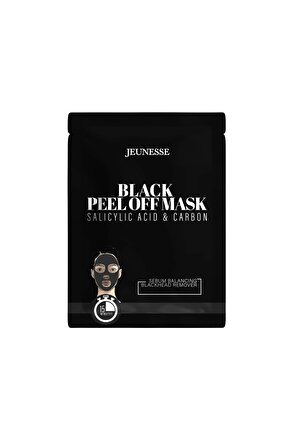 Salisik Asit & Karbon Özlü Siyah Soyulabilir Yüz Maskesi 15 G