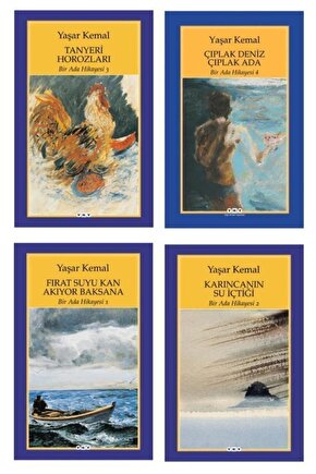 Yaşar Kemal Bir Ada Hikayesi 4 Kitap Set