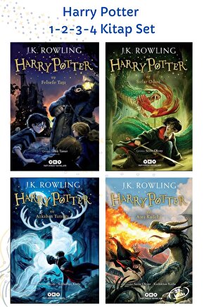 Harry Potter 1 - 2 - 3 - 4 Kitap Set