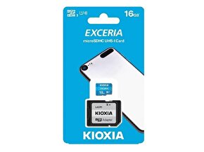 Kioxia 16GB Exceria Micro SDHC UHS-1 C10 100MBsn Hafıza Kartı