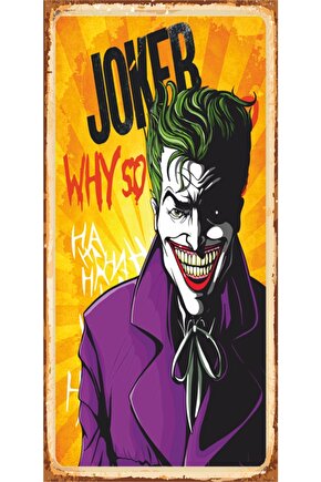 Joker Sinema Mini Retro Ahşap Poster