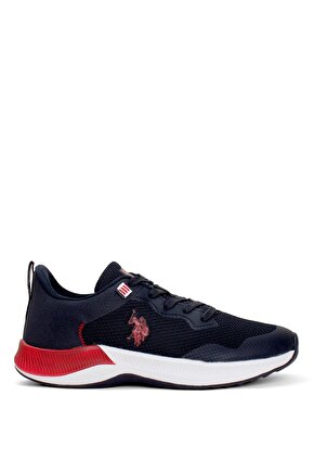 U.S. Polo 101501779 Florin Erkek Koşu Ayakkabısı Lacivert - Kırmızı