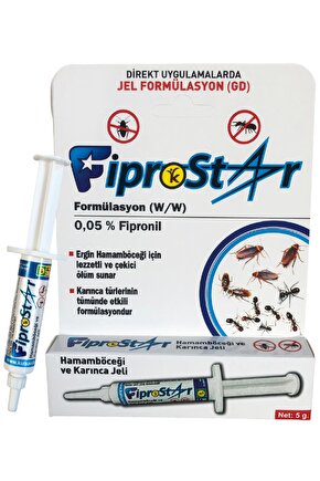 Fiprostar Hamamböceği Ve Karınca Jeli 5 Gr Böcek Ilacı