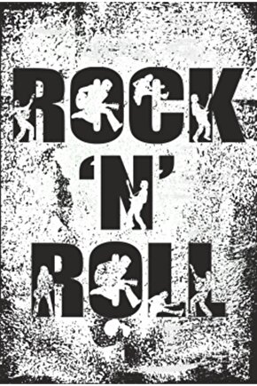 Rock N Rollretro Ahşap Poster
