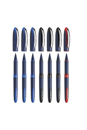 One Busines 0.6 Mm Roller Imza Kalem 3 Mavi 3 Siyah 1 Kırmızı