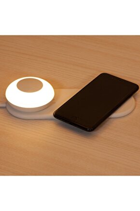Gece Lambası Ve Kablosuz Şarj Wireless Charging Night Light