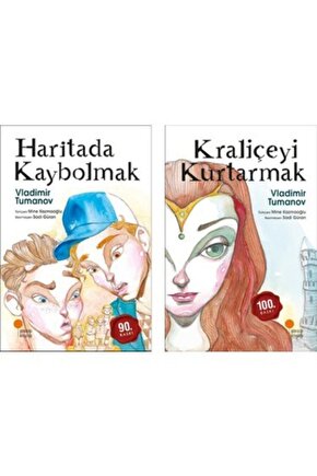 Vladimir Tumanov Haritada Kaybolmak - Kraliçeyi Kurtarmak 2 Li Set Kitap