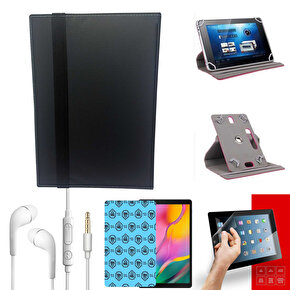 Technopc Ultrapad TM-T10E 10.1 HD Nano Cam+Üniversal Tablet Kılıfı+Kulaklık Seti