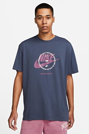 Sportswear Sport Utulity Graphic Short Sleeve Mavi Erkek Tişört
