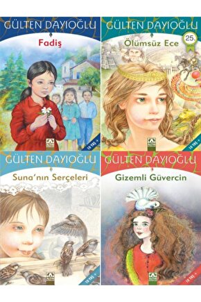 Gülten Dayıoğlu Kitapları FADİŞ+ÖLÜMSÜZ ECE+SUNANIN SERÇELERİ+GİZEMLİ GÜVERCİN 4 KİTAP SET