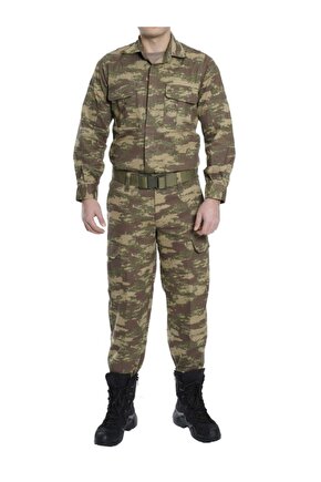 Kara Kuvvetleri Uzun Kollu Gomlek Ve Pantolon Takimi