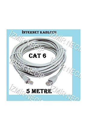 Cat6 Ethernet Internet Lan Network Patch Kablo - Fabrikasyon 5 Metre