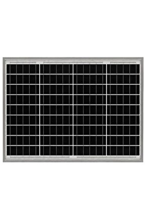50 Wattsaat Solar Monokristal Güneş Paneli